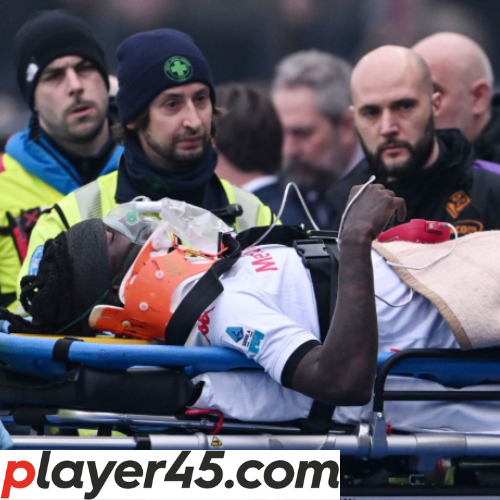 Moise Kean Collapses During Fiorentina Match